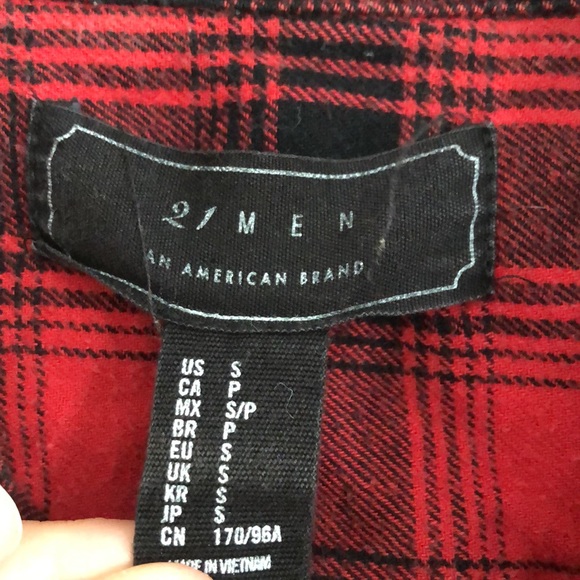 21Men Flannel button down shirt - Picture 2 of 6